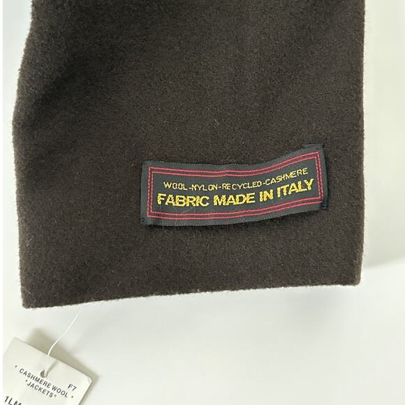 Harve Benard Vintage Coat Blazer Wool Cashmere Brown Size 8 Old Money Luxury - Picture 9 of 14